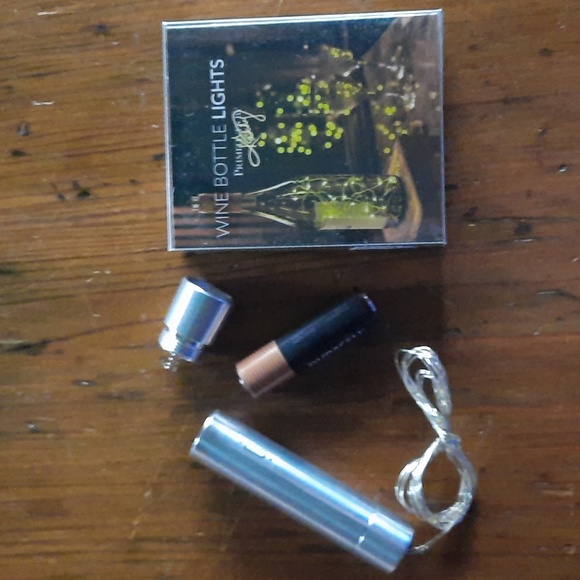 White Wine Bottle LED Lights Light String AA Battery Operated Automatic Timer - Picture 6 of 7